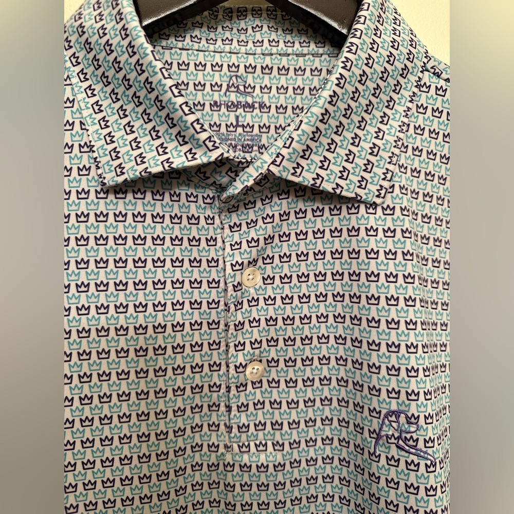 Rhoback “The Queen City” Men’s Performance Polo Size Large